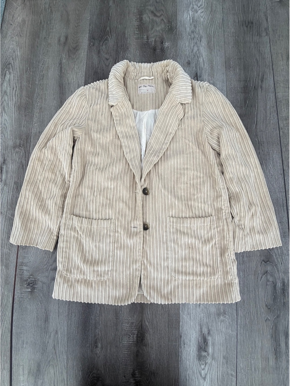 We The Free "Everly" Corduroy Blazer by Free People Size M